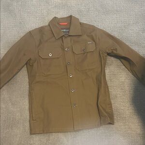 Eddie Bauer Men's Tan Shirt Jacket